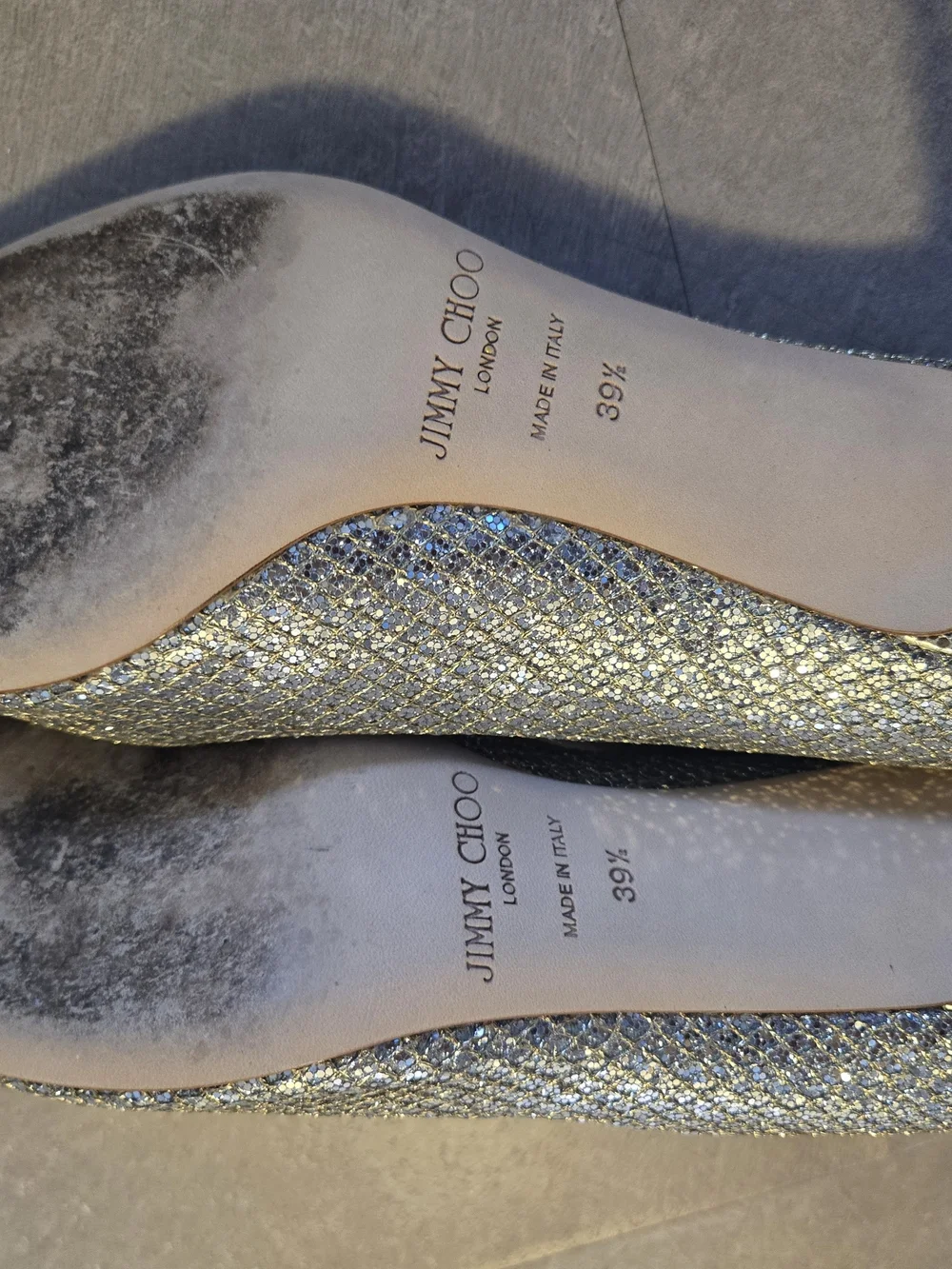 Jimmy Choo Champagne Isabelle Peep-Toe Pumps - Picture 3 of 8